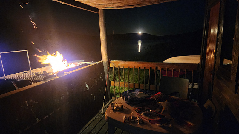 plaas wegbreek damhuis braai and moonrise